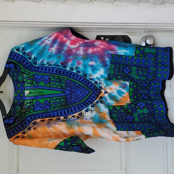 Other - Casual Tie Dye Cotton Dashiki